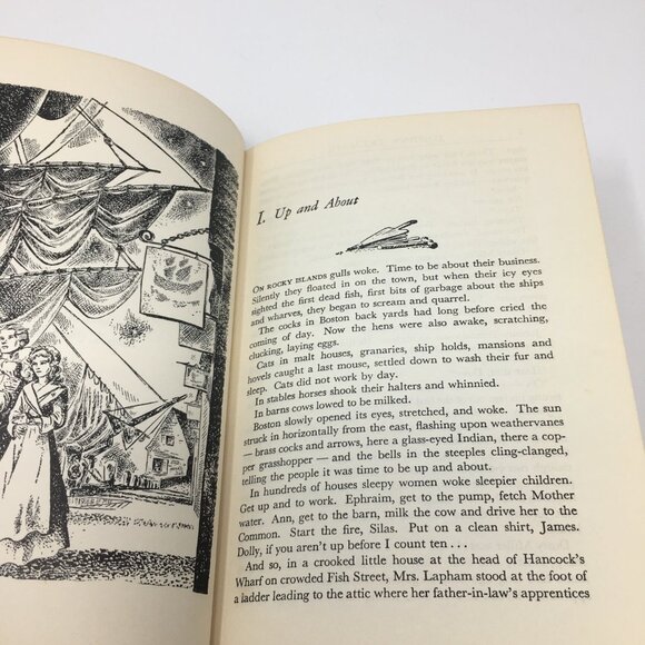 1943 Edition Johnny Tremain by Ester Forbes Hardbound Book - Picture 8 of 15